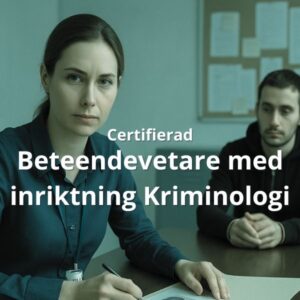 Beteendevetare med inriktning kriminologi